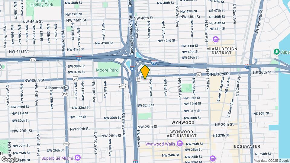 Evolve Wynwood Mapa y Detalles de la Ubicación
