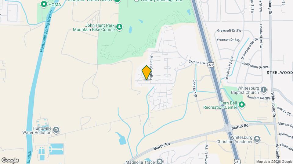 4029 Hunters Ridge Dr SW Map and Location Details