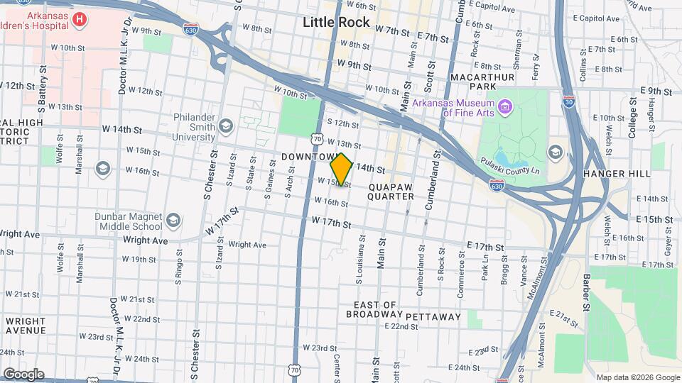 1512 Center St Mapa y Detalles de la Ubicación