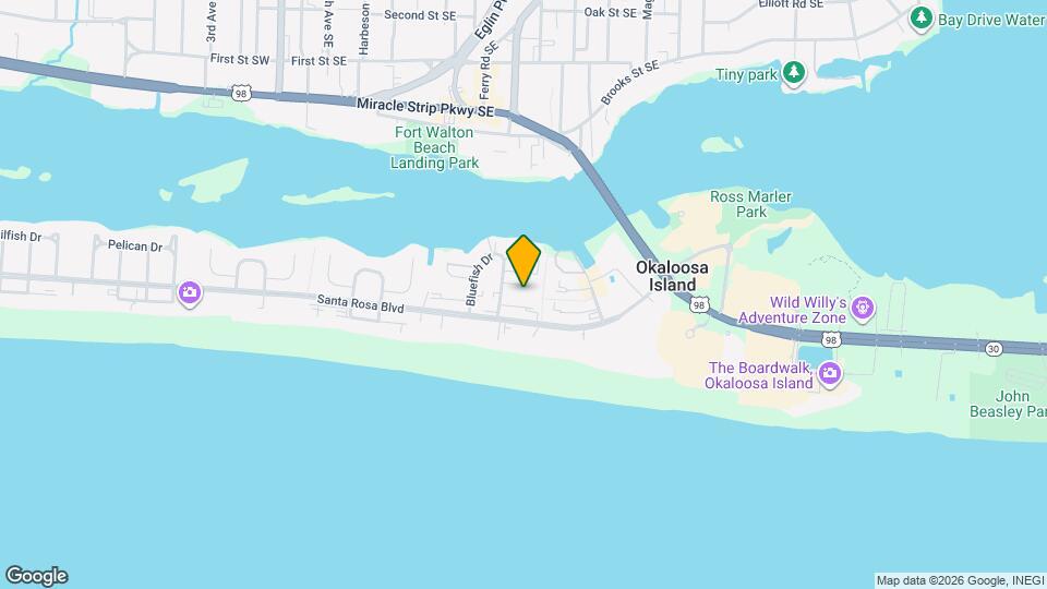 Sandy Pointe at Destin West Map and Location Details