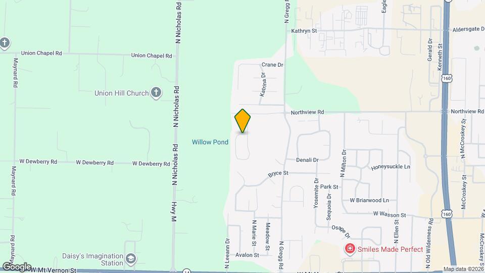 1204 W Yellowstone St Map and Location Details