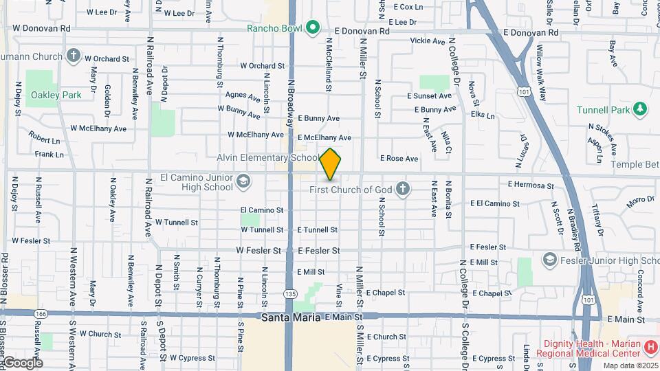 217 E Hermosa St Map and Location Details