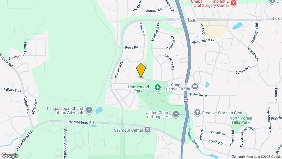 425 New Parkside Dr Map and Location Details