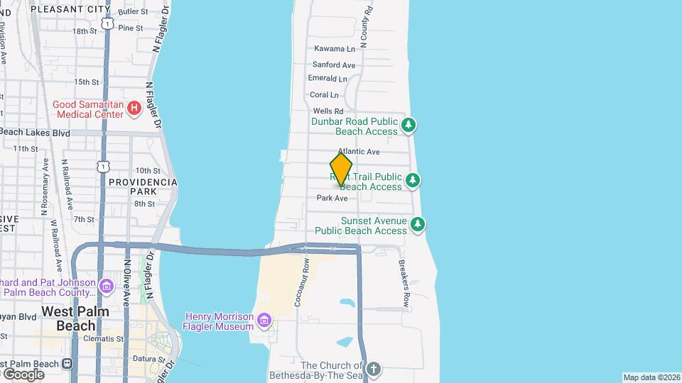 226 Oleander Ave Map and Location Details