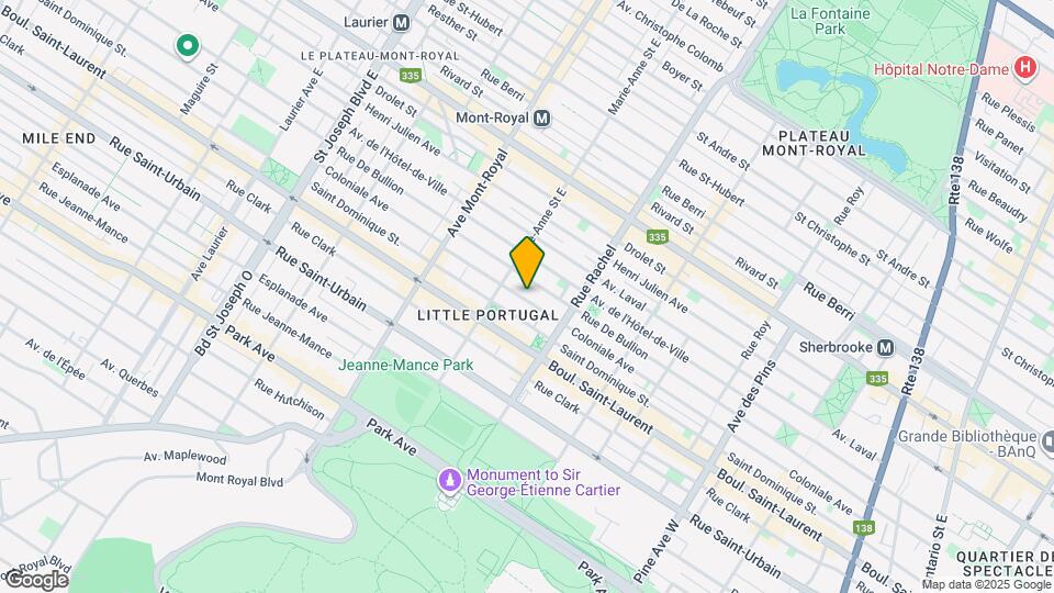 4275-4281 Coloniale Ave Map and Location Details