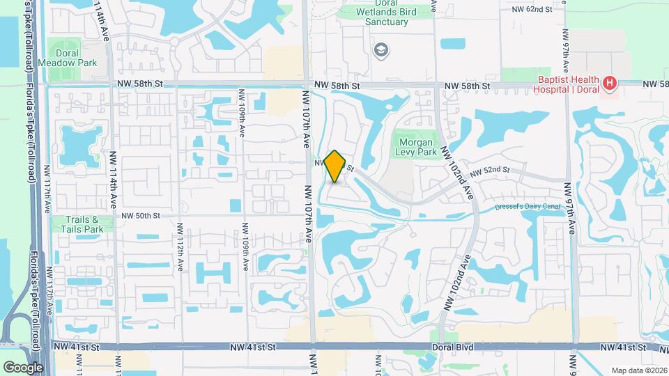 5123 NW 106th Ave Map and Location Details
