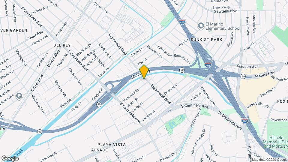 5319 Inglewood Blvd Map and Location Details