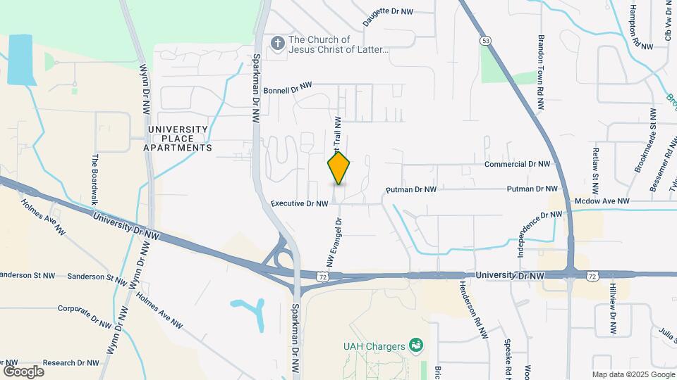 Great Cash Flowing 4 Plex Near UAH Map and Location Details