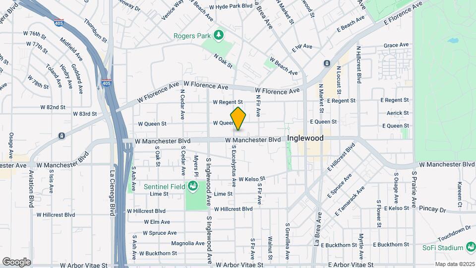 116 S Eucalyptus Ave Map and Location Details
