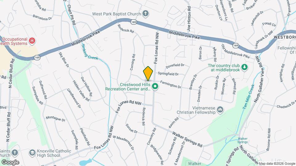 928 Roderick Rd Map and Location Details