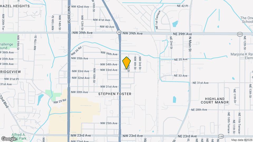 536 NW 33rd Ave Map and Location Details