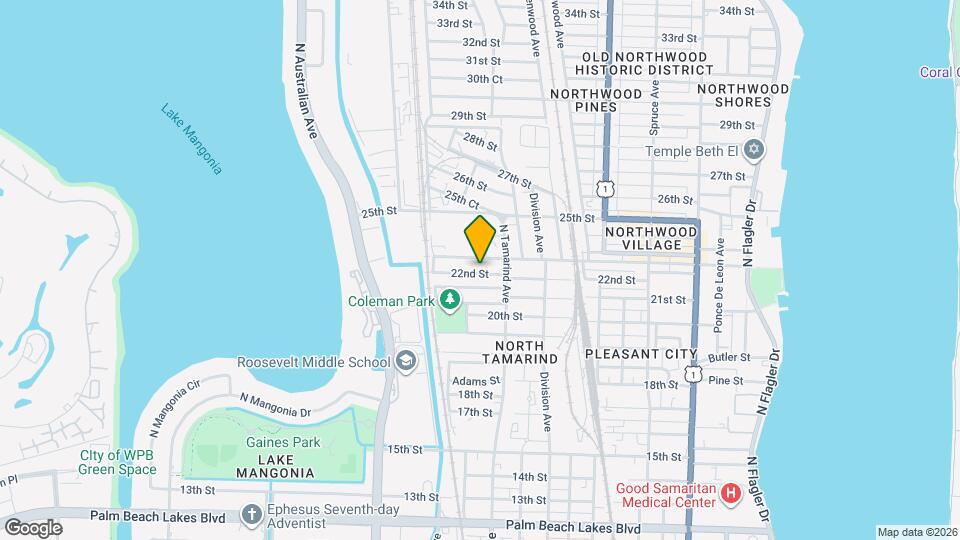1035 22nd St Map and Location Details