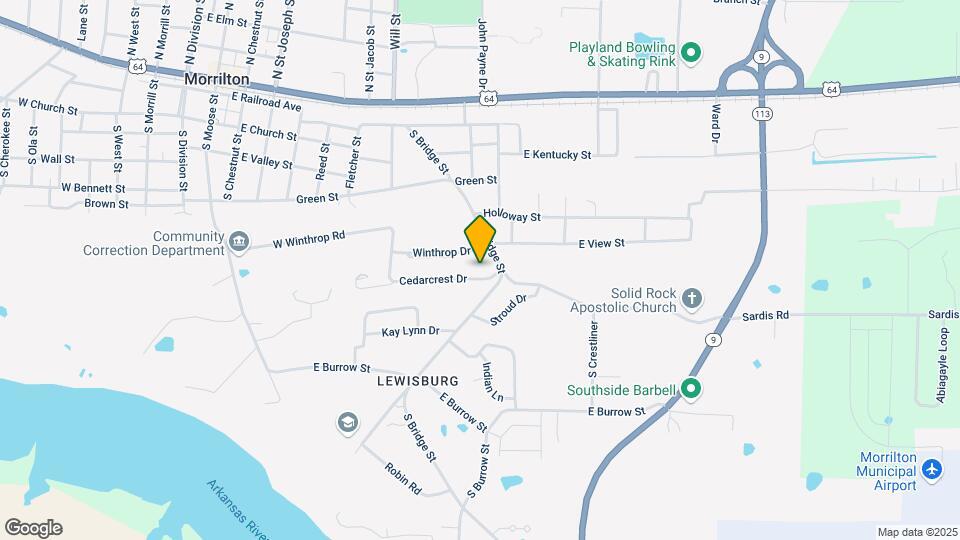 104 Cedarcrest Dr Map and Location Details