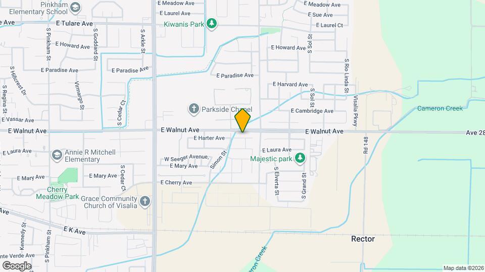 3538 E Harter Ave Map and Location Details