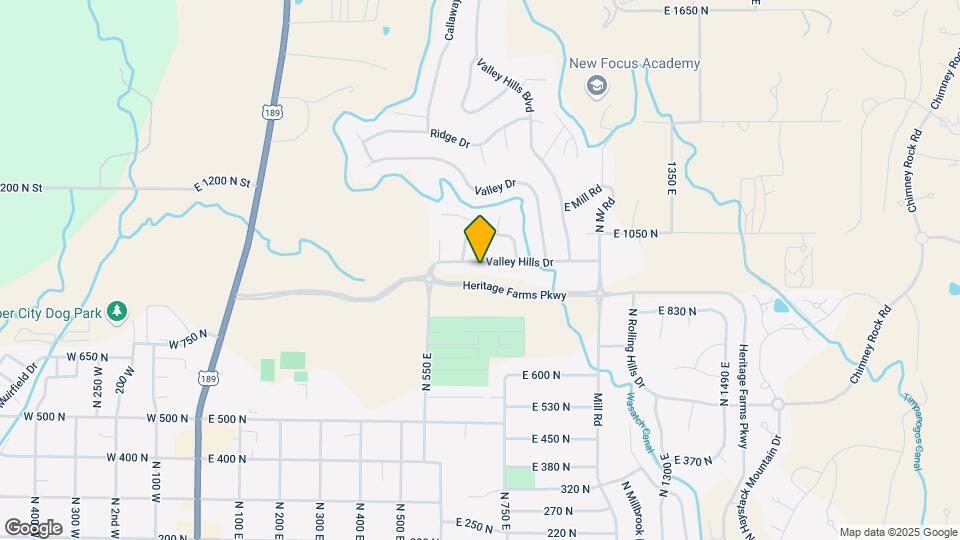 690 Valley Hills Dr Map and Location Details