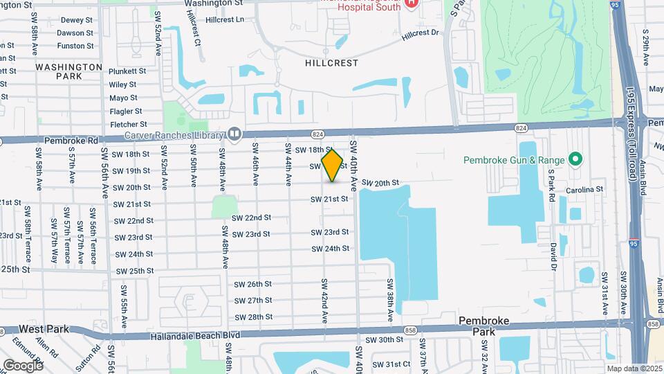 4130 SW 20th St Mapa y Detalles de la Ubicación