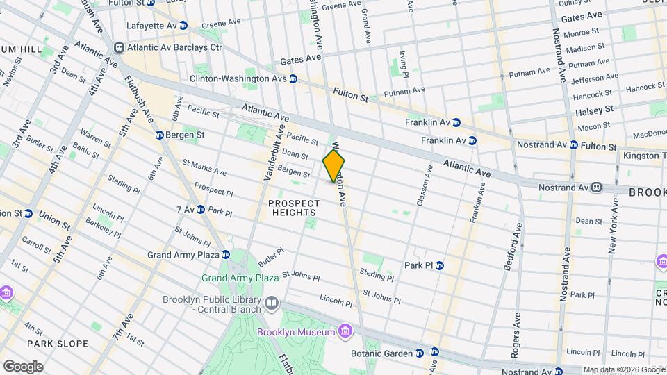 734 Bergen St, Unit 3rd Floor Mapa y Detalles de la Ubicación