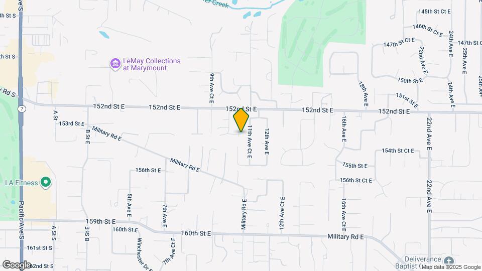 1014 153rd St Ct E Map and Location Details