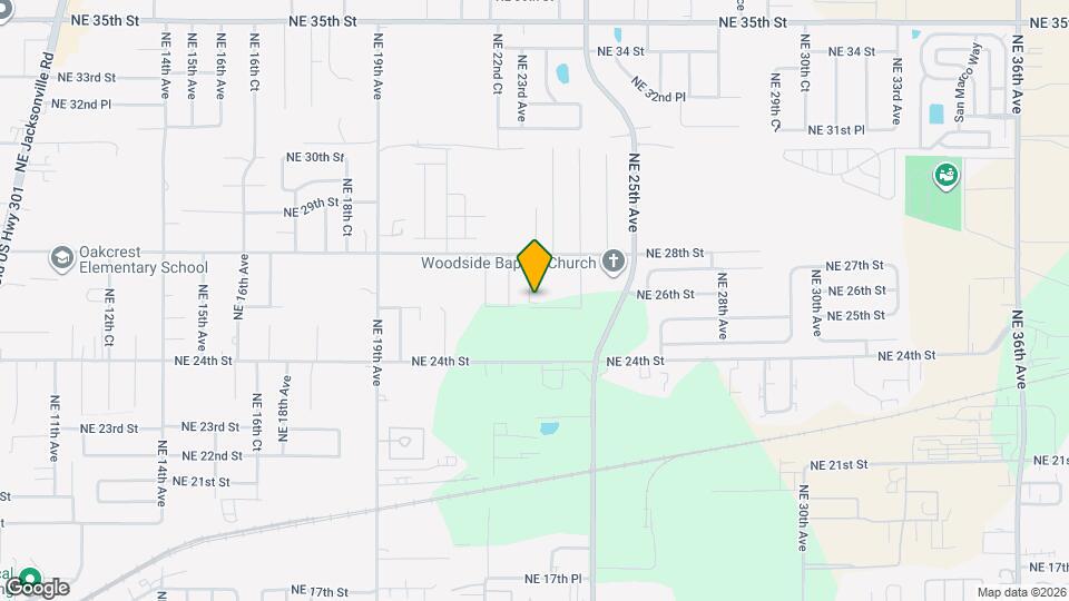 2601 NE 23rd Ave Map and Location Details