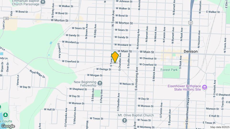 1016 W Crawford St Map and Location Details