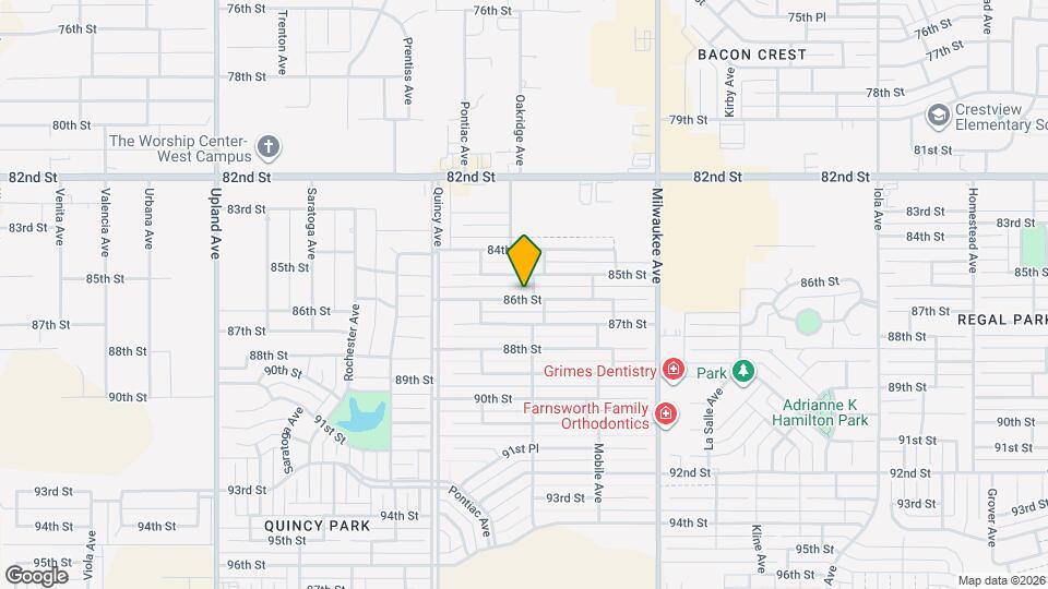 6708 86th St Map and Location Details