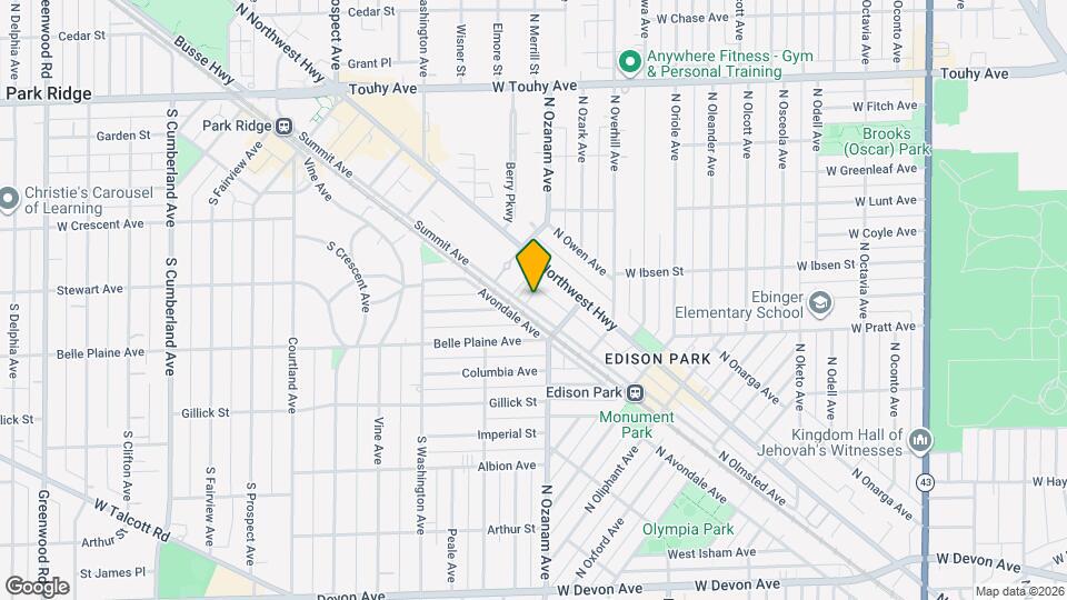 511 Summit Ave-Unit -1F Map and Location Details