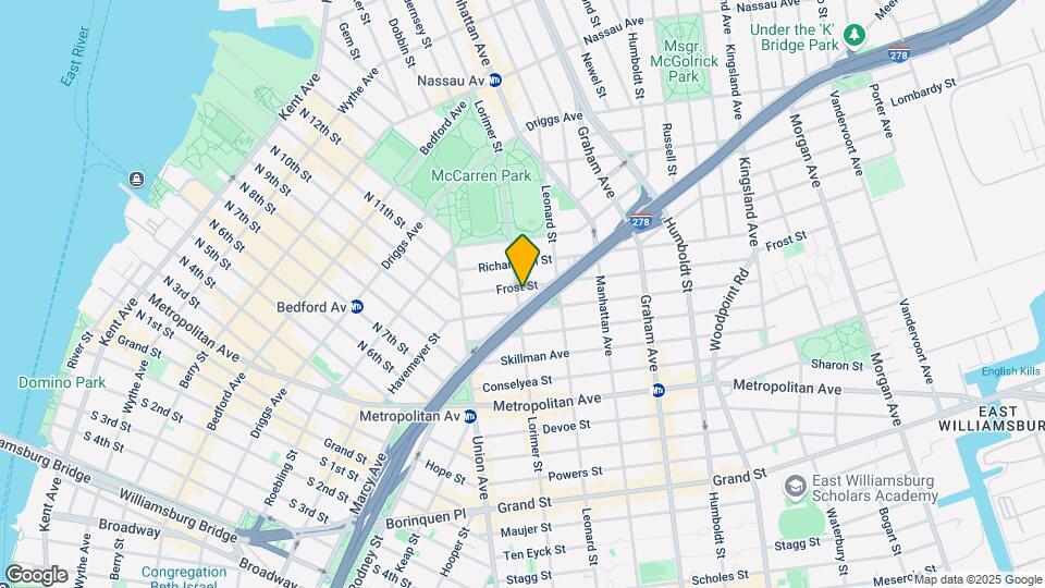 686 Lorimer St Map and Location Details