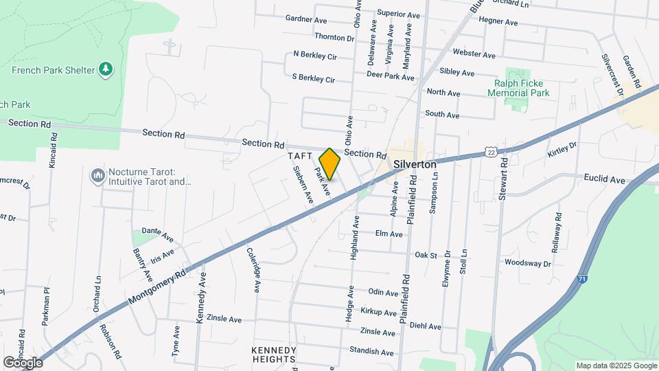 6816 Park Ave Map and Location Details