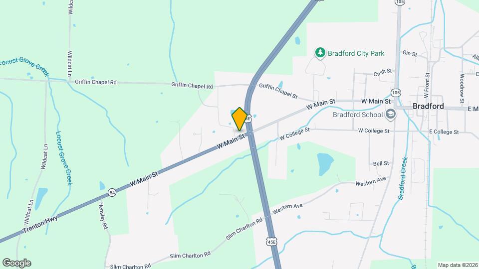 448 W Main St Map and Location Details