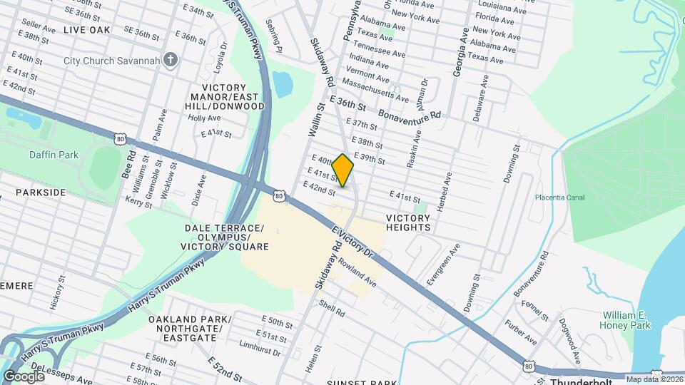 2052 E 42nd St Map and Location Details