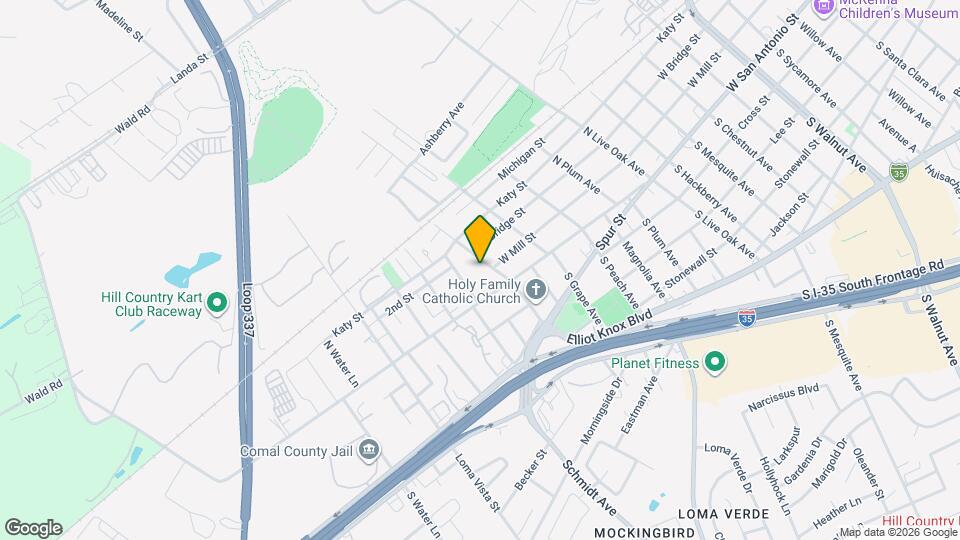 235 N Hidalgo Ave Map and Location Details