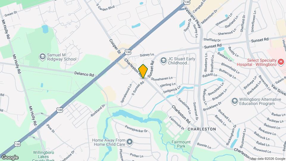 2 S Sunset Rd Map and Location Details