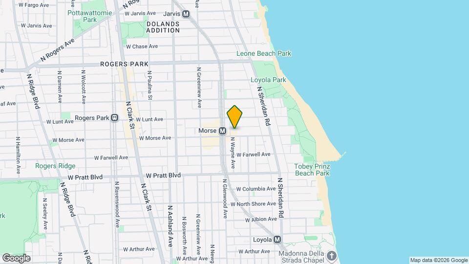 1324 W Morse Ave, Unit 609 Mapa y Detalles de la Ubicación