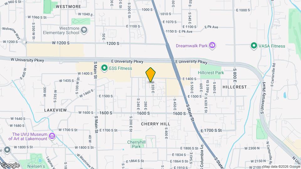 1434 S 320 E Map and Location Details