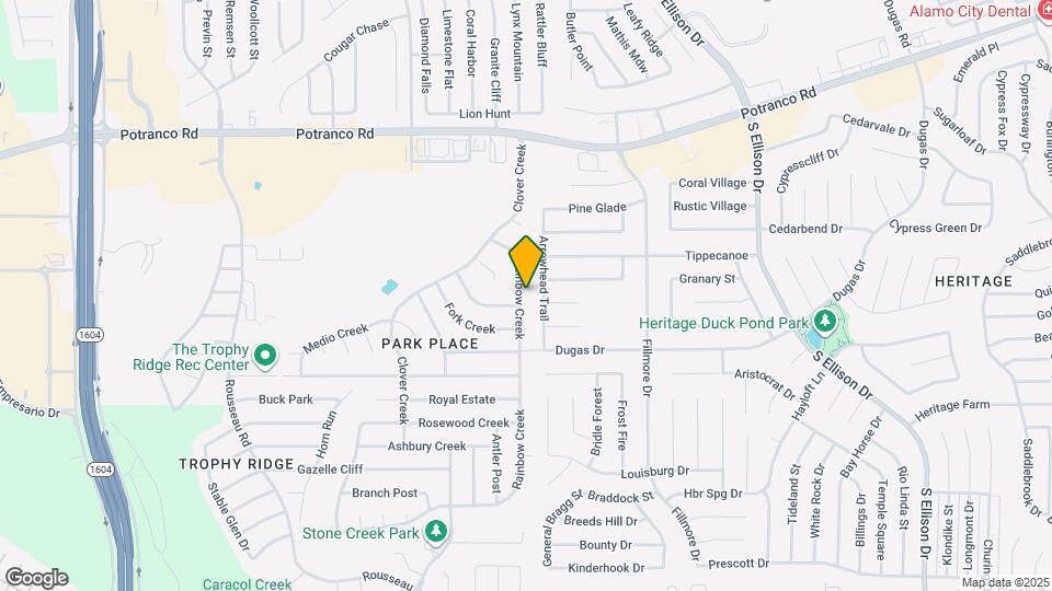 10207 Rainbow Creek Map and Location Details