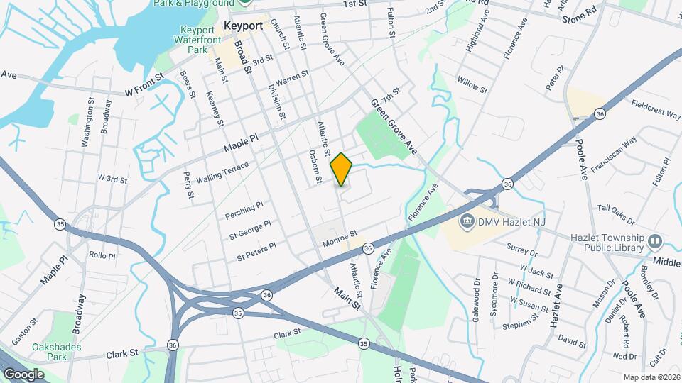 Keyport Village Apartments Map and Location Details