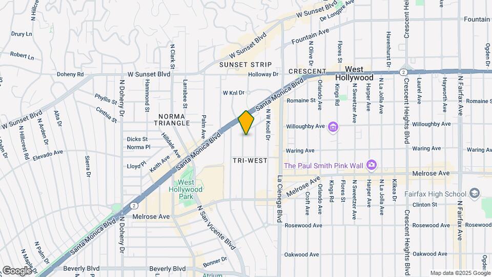 842 Westbourne Dr Map and Location Details
