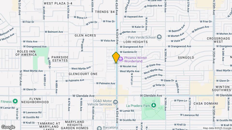 Royal Glen Mobile Home Park Mapa y Detalles de la Ubicación
