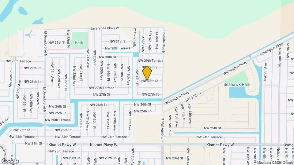 1706 NW 28th St Map and Location Details