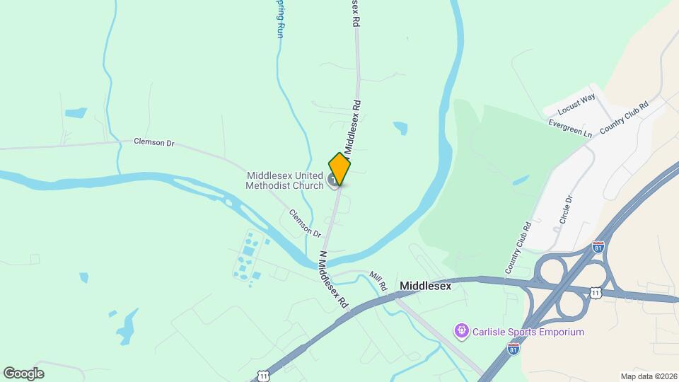 117 N Middlesex Rd Mapa y Detalles de la Ubicación