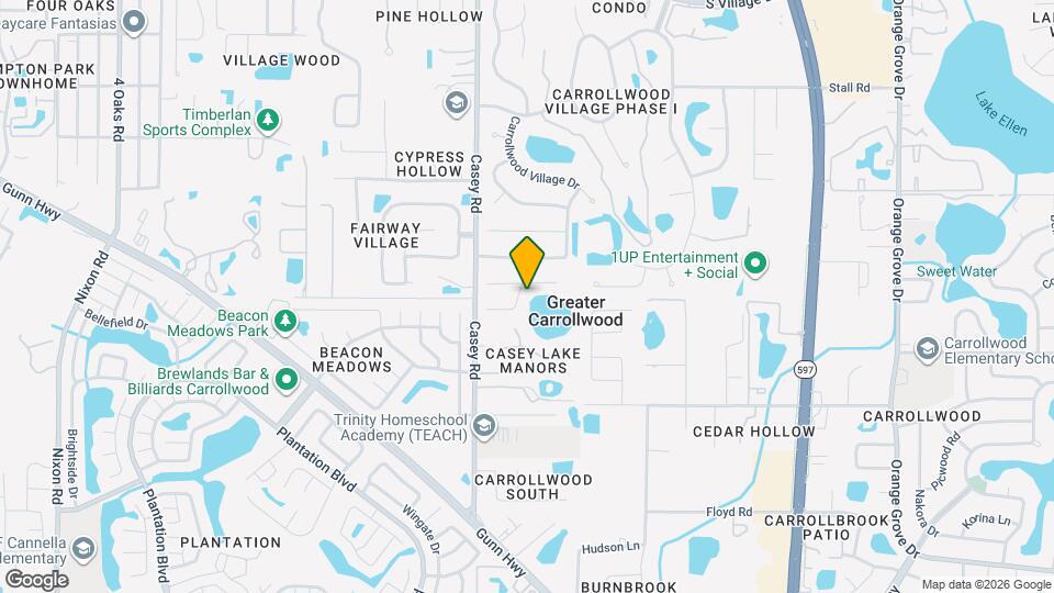 11717 Rolling Oaks Ln Map and Location Details