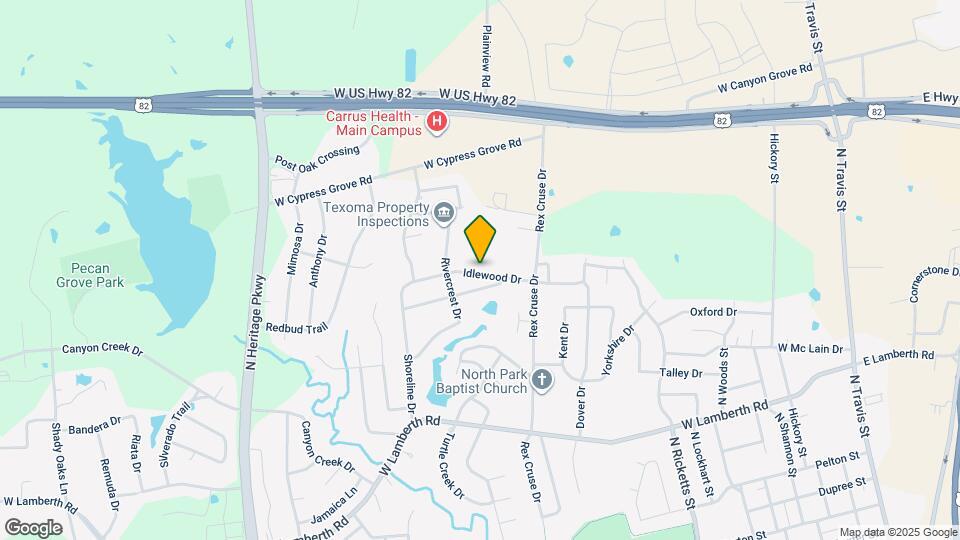 1419 Idlewood Dr Map and Location Details