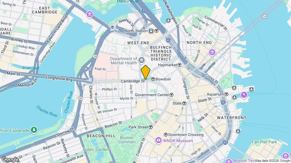 9 Bowdoin St-Unit -10 Map and Location Details