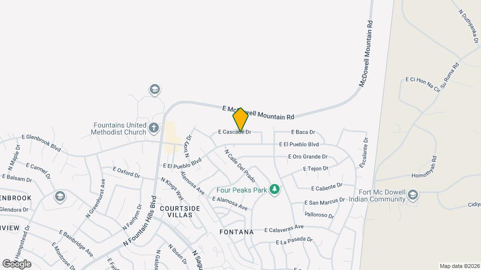 17035 E Cascade Dr Mapa y Detalles de la Ubicación