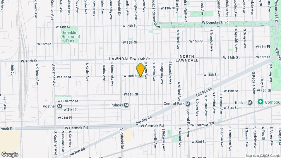1809 S Springfield Ave, Unit 2 Map and Location Details