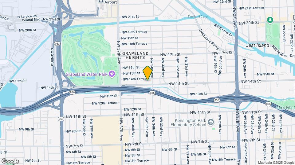 3431 NW 14th St Map and Location Details