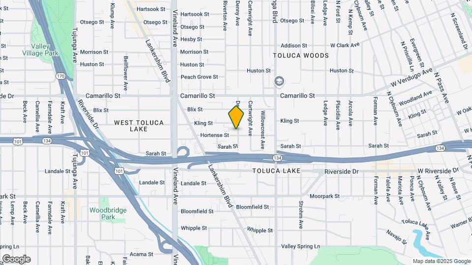 10737 Hortense St-Unit -303 Map and Location Details