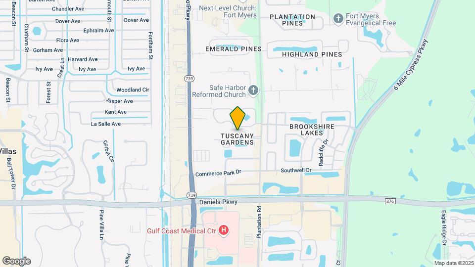 6401 Aragon Way Map and Location Details