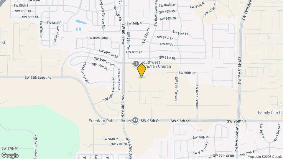 9052 SW 58th Cir Map and Location Details