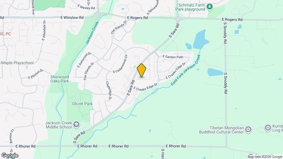 3531 S Oaklawn Cir Map and Location Details